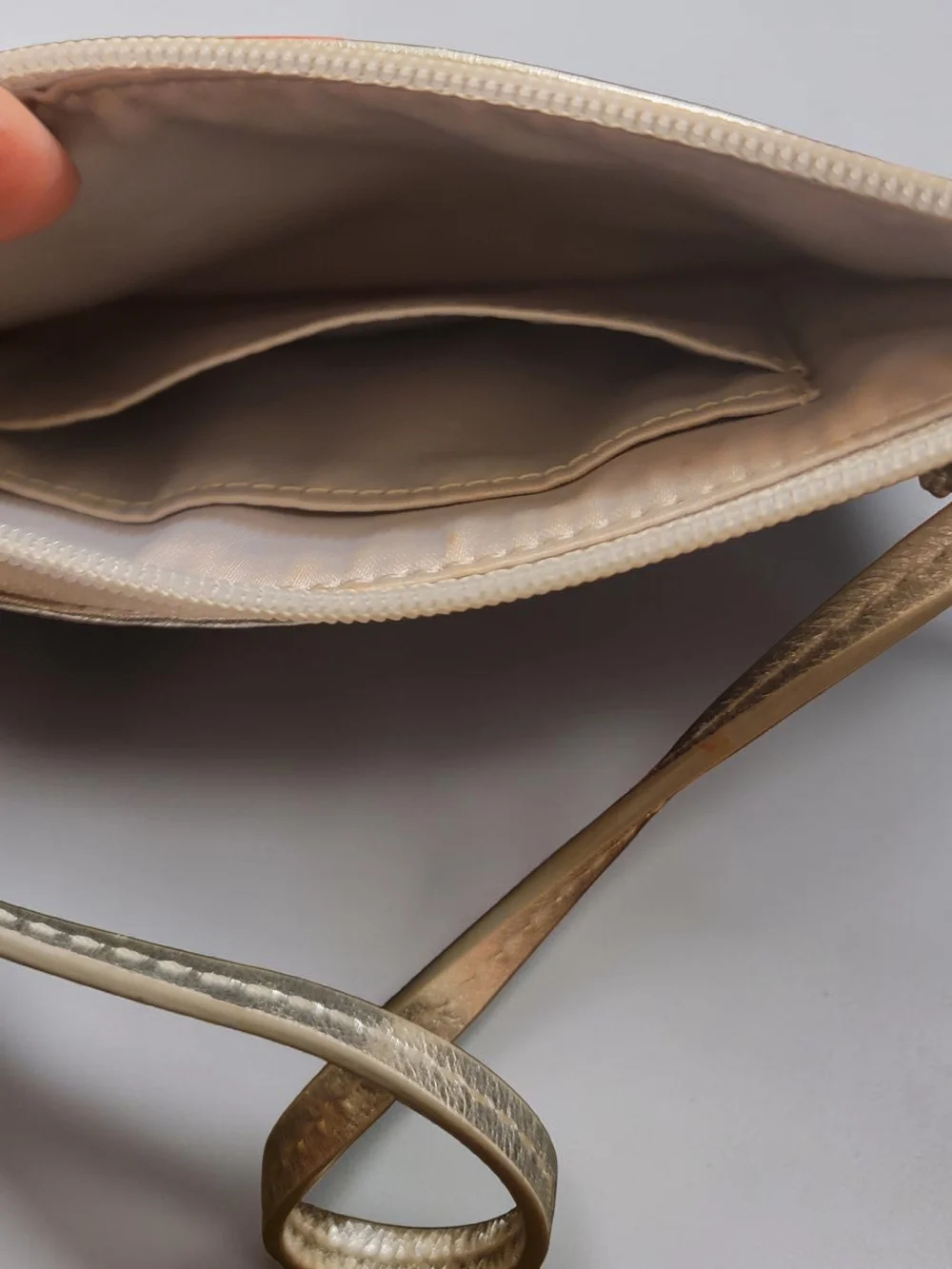 Coach Silver Glitter Wristlet Clutch - Picture 3 of 3